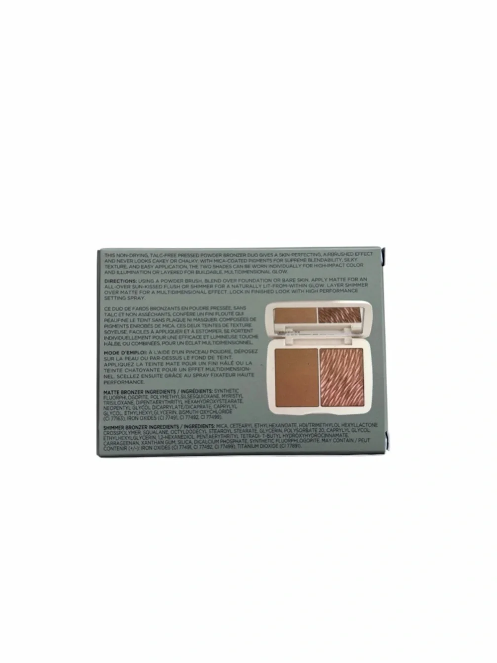 Cover FX Monochromatic Bronzer & Shimmer Duo - Suntan Bronze Full Size NEW